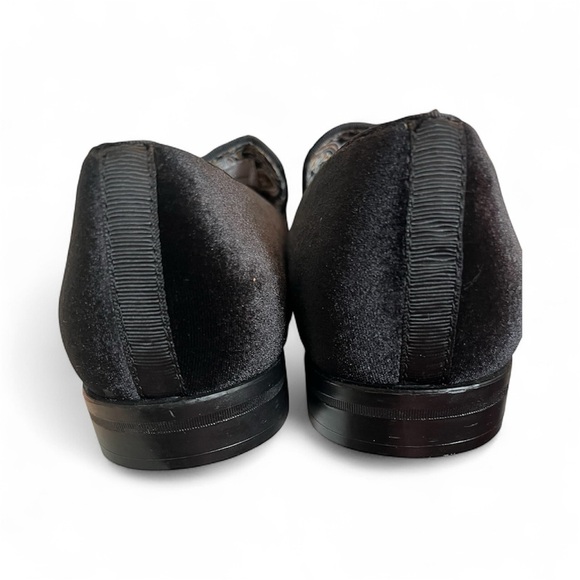 Elegant Black Velvet Men\'s Slip-On Loafers main image 5